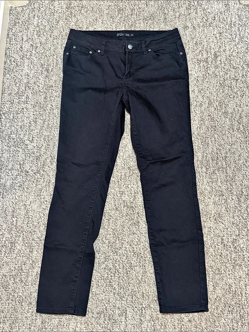prAna Straight Leg Jeans Black Waist 8/29